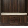 Hall Tree With 3 Hooks, Coat Hanger, Entryway Bench, Storage Bench, 3 In 1 Design, For Entrance, Hallway Tiger - Brown - Image 13