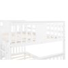 Full Over Full Bunk Bed With Twin Size Trundle And Ladder - White - Image 7