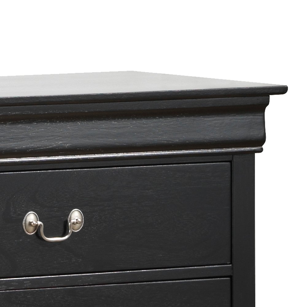 Elegant Traditional Storage Dresser - Black - Image 2