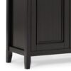 Amherst - Wide 4 Door Storage Cabinet - Hickory Brown - Image 9