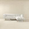 Addison - Right Sectional Sofa - Cream - Image 4
