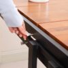 Multifunction Convertible Dining Table, Free Switch Space Saving Table Shelf For Home And Studio - Mahogany - Image 10