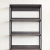 Monica - Wood And Metal Walk In Closet With 5 Shelves Construction - Gray - Image 5