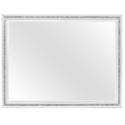 Almera - Glitter Mirror - White