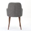 Elegant Dining Chair With Contoured Support - Light Gray - Image 11