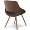 Malden - Bentwood Dining Chair With Wood Back - Distressed Brown - Image 2
