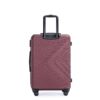 3 Piece Luggage Sets Lightweight Suitcase With Two Hooks, Spinner Wheels, Tsa Lock, (20/24/28) - Wine Red - Image 5