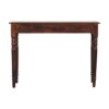 Turned Legs 3 Drawer Console - Brown - Image 5