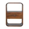 Curved Edge Nightstand - Chestnut - Image 12