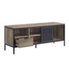 Nantan - TV Stand - Rustic Oak / Black - Image 3