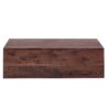 Luxurious Wood Grain Coffee Table With Fashion Texture Design - Walnut - Image 10