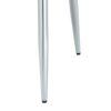 Modern Minimalist Dining Chairs Office Chairs (Set of 2) - White / Silver - Image 12