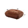 Carrick - Sandwich Mesh Ottoman - Rustic Brown - Image 6