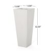 Cast Planter Magnesium Oxide - Matte White - Image 3