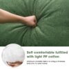 Modular Sectional Living Room Sofa Set, Modern Minimalist Style Couch, Upholstered Sleeper Sofa Salon, 2 Piece Free Combination, L-Shape - Green - Image 21