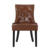 Cheney - Contemporary Dining Chair (Set of 2) With Tufted Design - Light Brown - Image 6