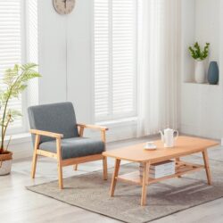 Bahamas - Coffee Table And Chair (Set of 2) - Gray
