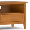 Warm Shaker - Low TV Media Stand - Light Brown - Image 7