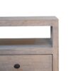 Acid - 2 Drawer Open Bedside Table - Gray Ash - Image 5