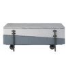 Wilkins - High Gloss Coffee Table With Lift Top - Gray / White - Image 2