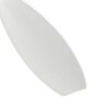 Wooden Ceiling Fan White 3 Solid Wood Blades Remote Control Reversible Dc Motor With LED Light - Matte White - Image 4
