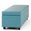 Avalon - Storage Ottoman Bench - Soft Blue - Image 6