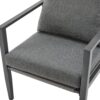 Modern Aluminum Lounge Chair With Rope Accents And Cushions For Indoor And Outdoor Spaces - Gray - Image 9