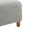 Contemporary Ottoman With Foam Cushion And Durable Upholstery - Gray - Image 10