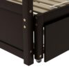 Extending Daybed With Trundle, Daybed With Trundle - Espresso - Image 9