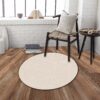 Curve - Round Rug - Beige - Image 4