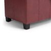 Dover - Storage Ottoman Bench - Radicchio Red - Image 5