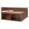 Full Size Daybed With Drawers And Shelves - Walnut - Image 5