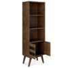 Clarkson - Bookcase With Storage - Rustic Natural Aged Brown - Image 2
