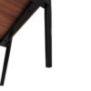 Modern Rectangle End Table (Set of 2) With Tempered Glass Tabletop And Layer - Brown - Image 13