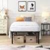 Twin Size Bed Frame With Quiet Support - Black - Image 5