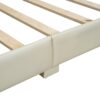 Queen & Twin Long Size Upholstered Platform Bed, Mother & Child Bed - Beige - Image 14