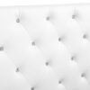 King Size Headboard For Comfort Stylish - White - Image 4