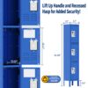 Lockers For Employees With 3 Door Storage Locker Durable For Gym, School, Office - Blue - Image 3
