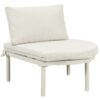 6 Piece Patio Sofa Furniture Set, Half Moon Outdoor Sectional Sofa With 2 High Low Coffee Tables, 4 Pillows & Cushions - Beige - Image 15