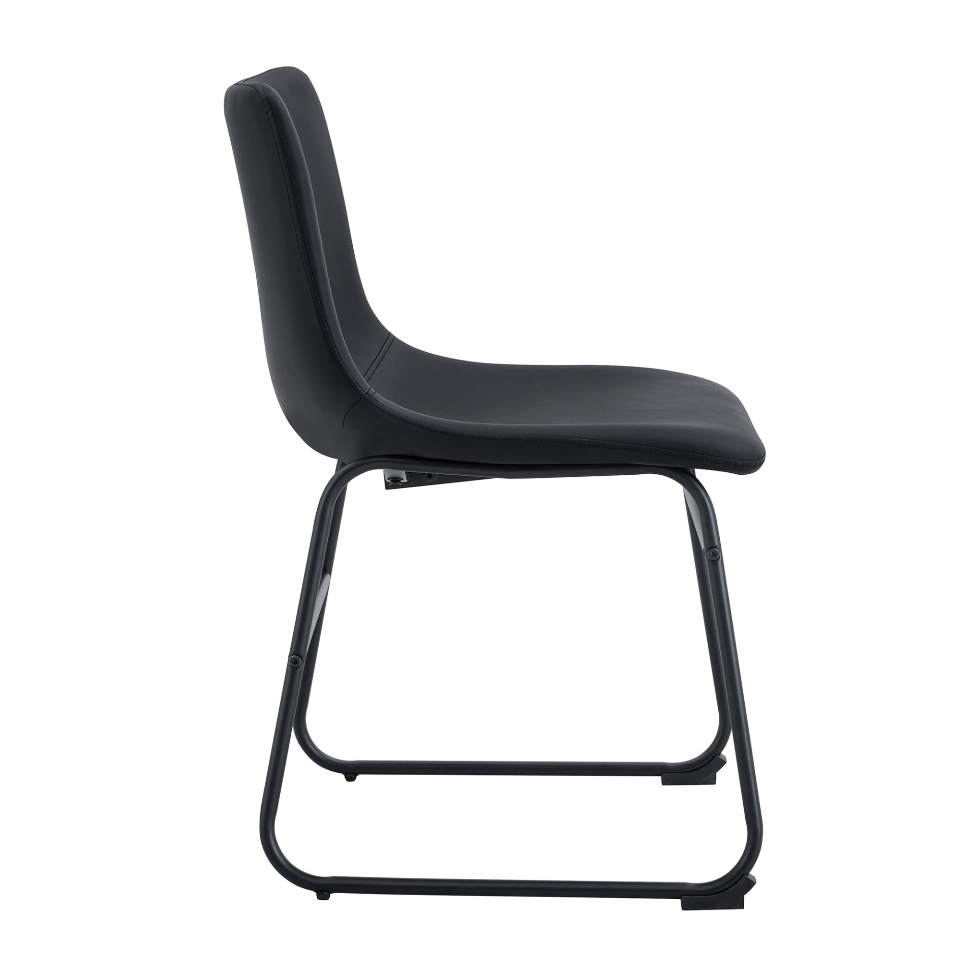(Set of 4) Classic Chairs, A Stylish Seat Suitable For Modern Minimalist And Industrial Style Environments - Black - Image 18