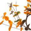Fall Leaves Wreath, Botanicals Decor For Harvest Festival Fall Festival & Thanksgiving Table Decorations (Set of 12) - Orange Multi - Image 3