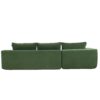 Modular Sectional Living Room Sofa Set, Modern Minimalist Style Couch, Upholstered Sleeper Sofa Salon, 2 Piece Free Combination, L-Shape - Green - Image 6