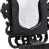 Cast Iron Soap Dishes With Mirror - Black - Image 5