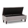 Monroe - Storage Ottoman - Cloud Gray - Image 2