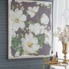 Large Botanical Wall Art Prints, Home Decor For Living Room Dining Room Bedroom Hallway - White / Gray - Image 4