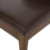 Modern Dining Chair With Upholstery - Dark Brown - Image 12
