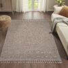 Guros - 4' X 6' Medallion Indoor / Outdoor Area Rug - Beige - Image 7