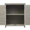 Potting - Bench With Storage Cabinet And Metal Table Top For Outdoor Patio, Garden Furniture Workstation - Gray - Image 15