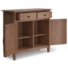 Connaught - Entryway Storage Cabinet - Medium Saddle Brown - Image 2