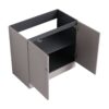 Contemporary Freestanding Bathroom Vanity With White Resin Sink & Soft Close Cabinet Doors - Khaki - Image 16